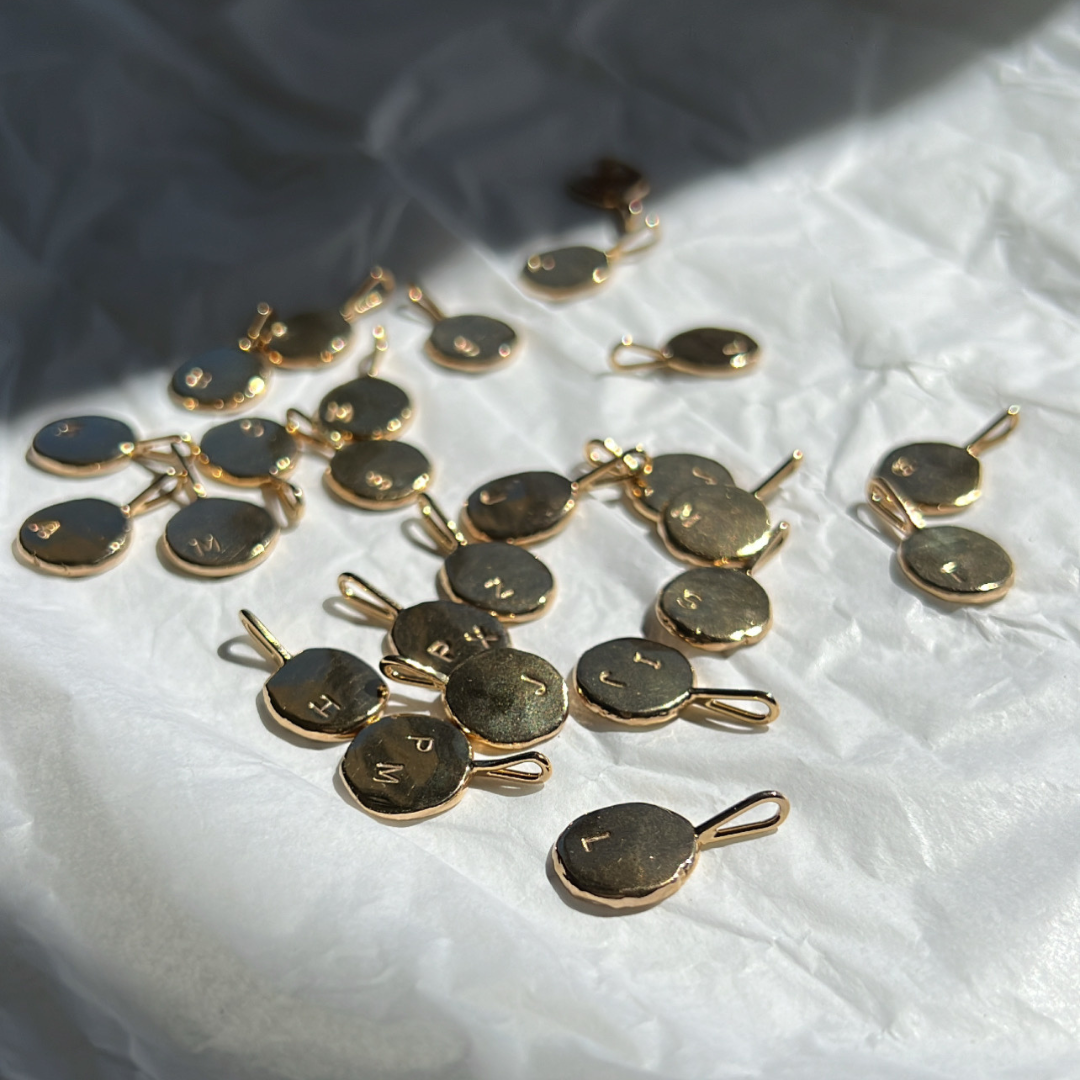 Initial Necklace Gold Vermeil – La Lune - Main Image