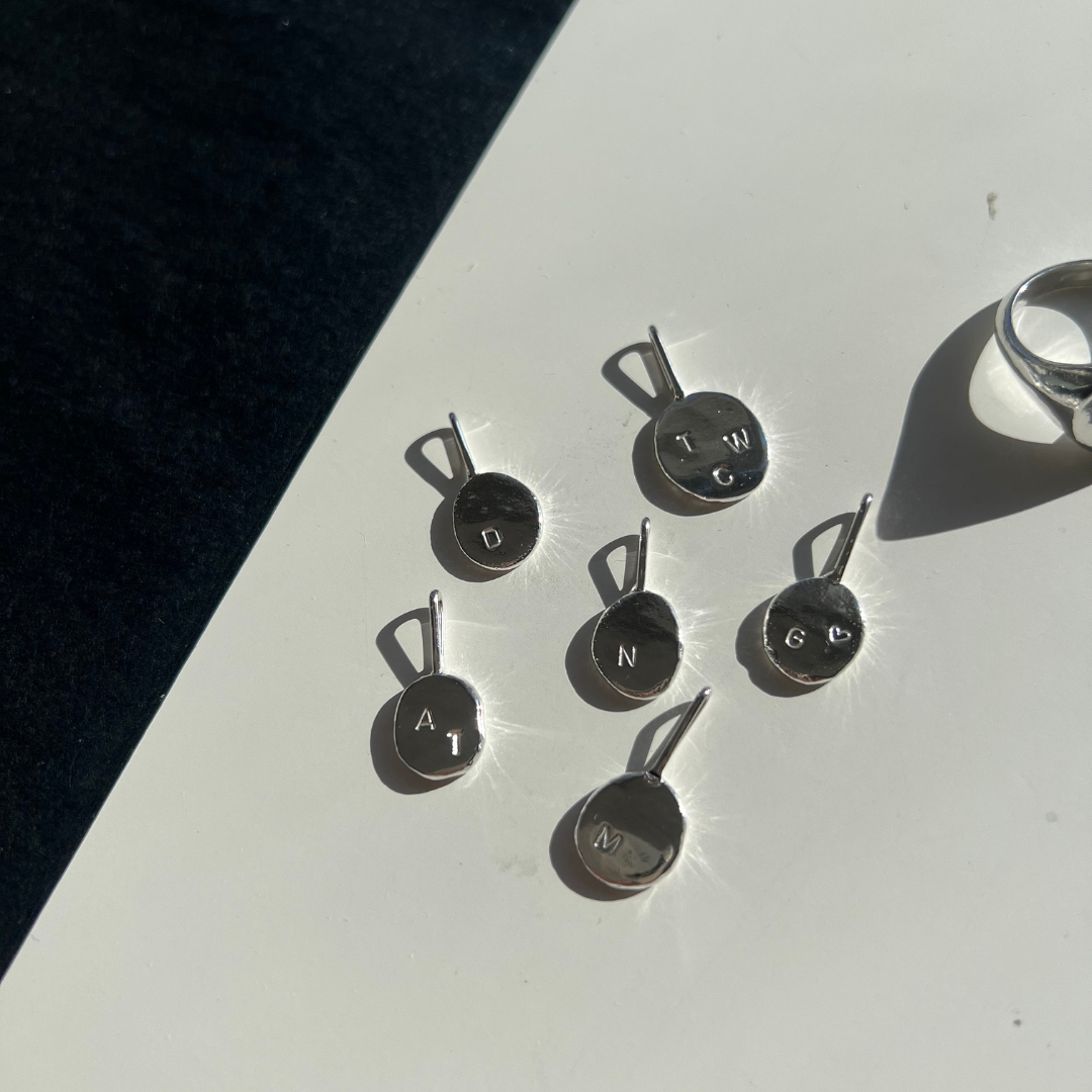 Initial Necklace - Silver