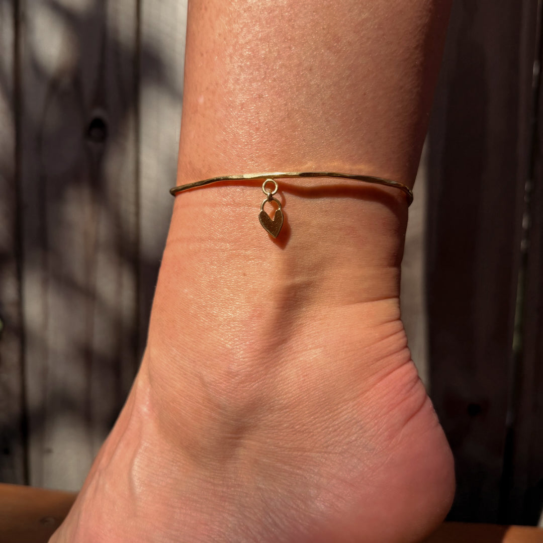 Capri Anklet Cuff - Gold Vermeil