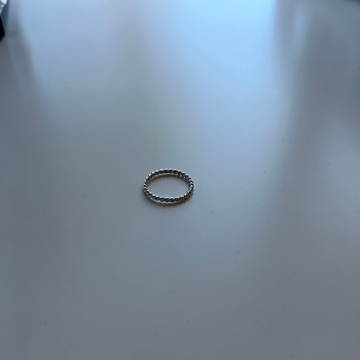 Stacking Ring Silver - 1.9mm Twisted