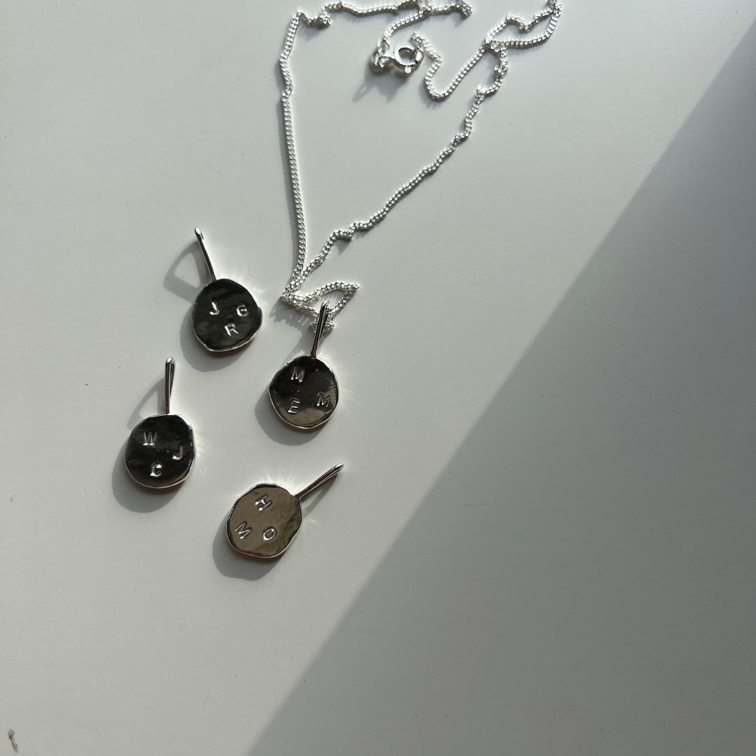 Initial Necklace - Silver