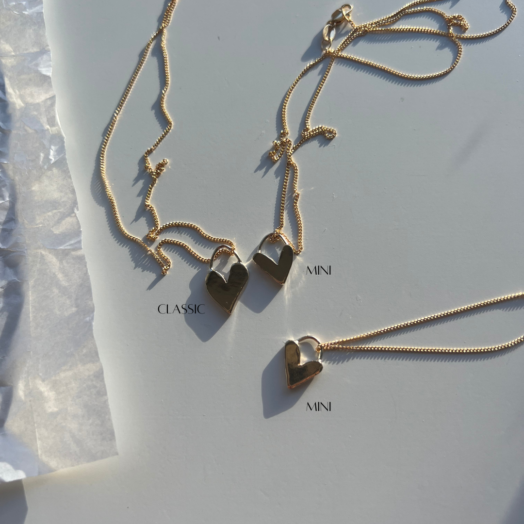 Darling Heart Necklace - 9ct Gold