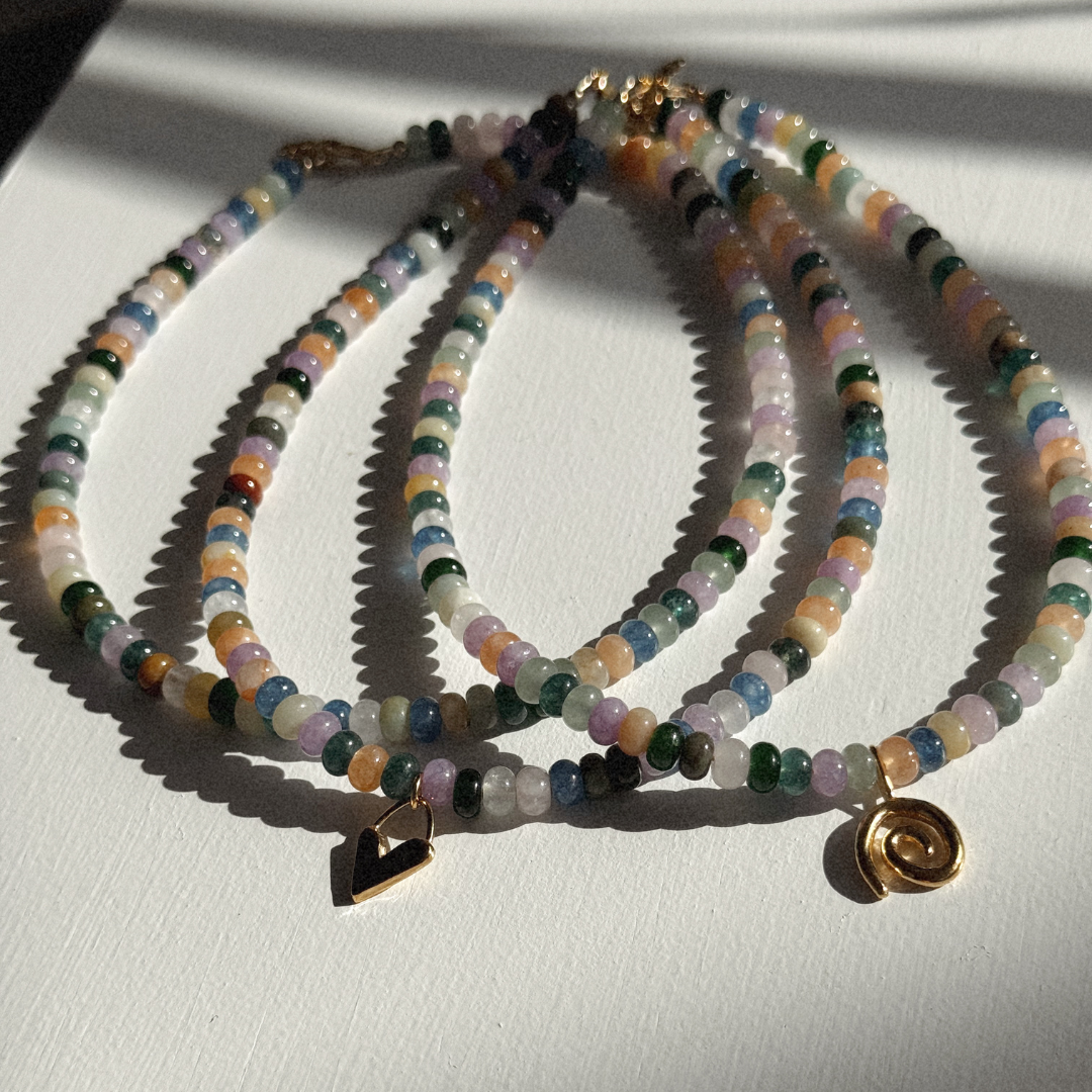 The Beaded Necklace - Gold Vermeil