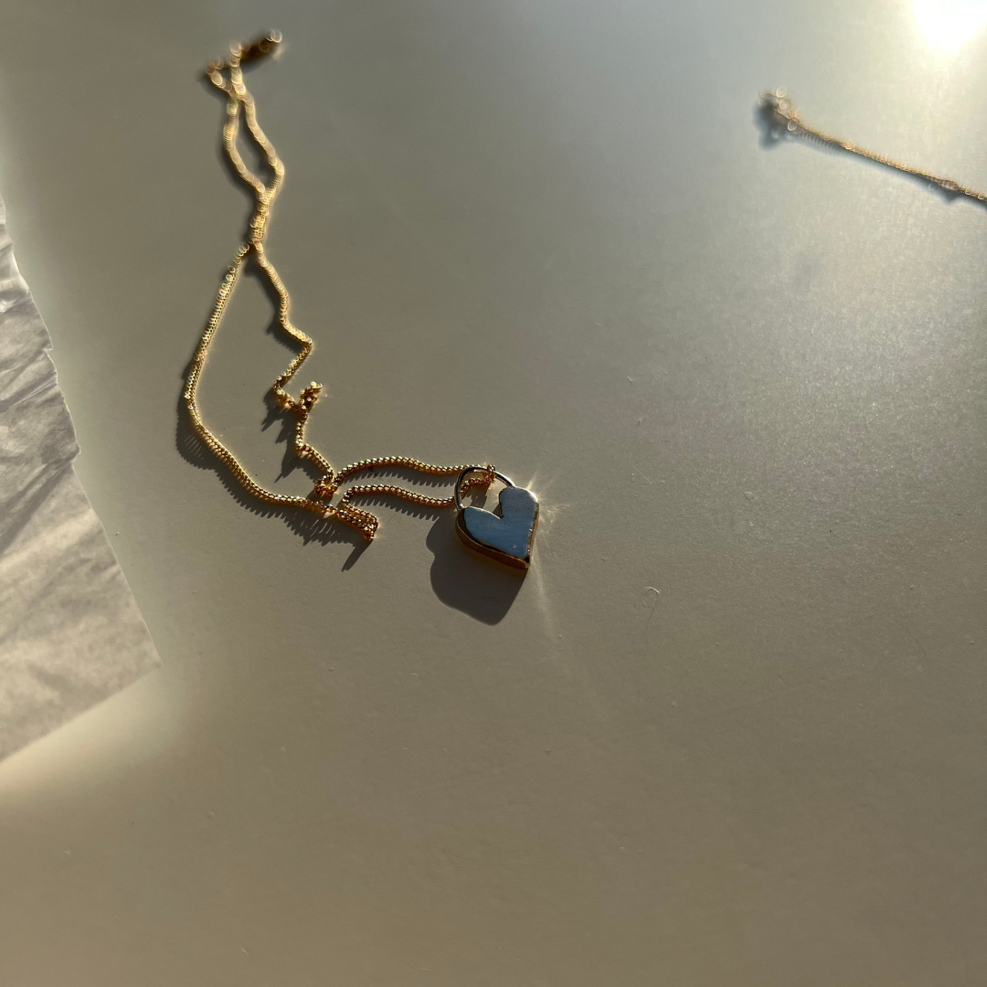 Darling Heart Necklace - 9ct Gold