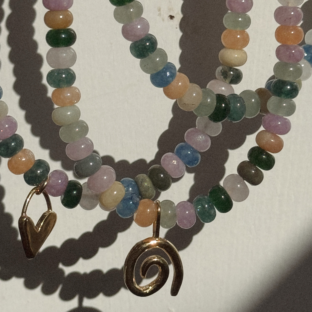 The Beaded Necklace - Gold Vermeil