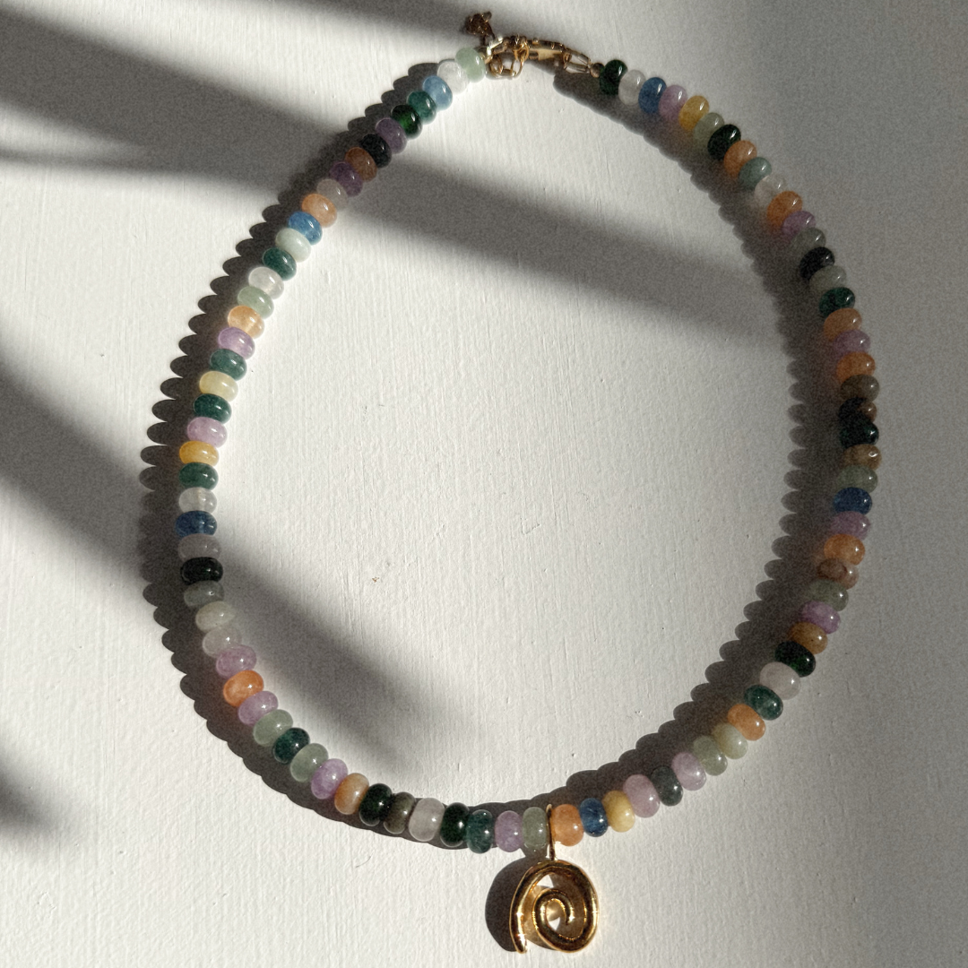 The Beaded Necklace - Gold Vermeil