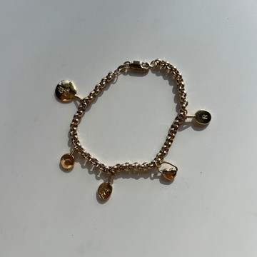 The Era Charm Bracelet Petite - Gold Vermeil