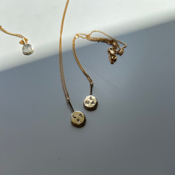 Initial Necklace  - 9ct Yellow Gold 3 Initials