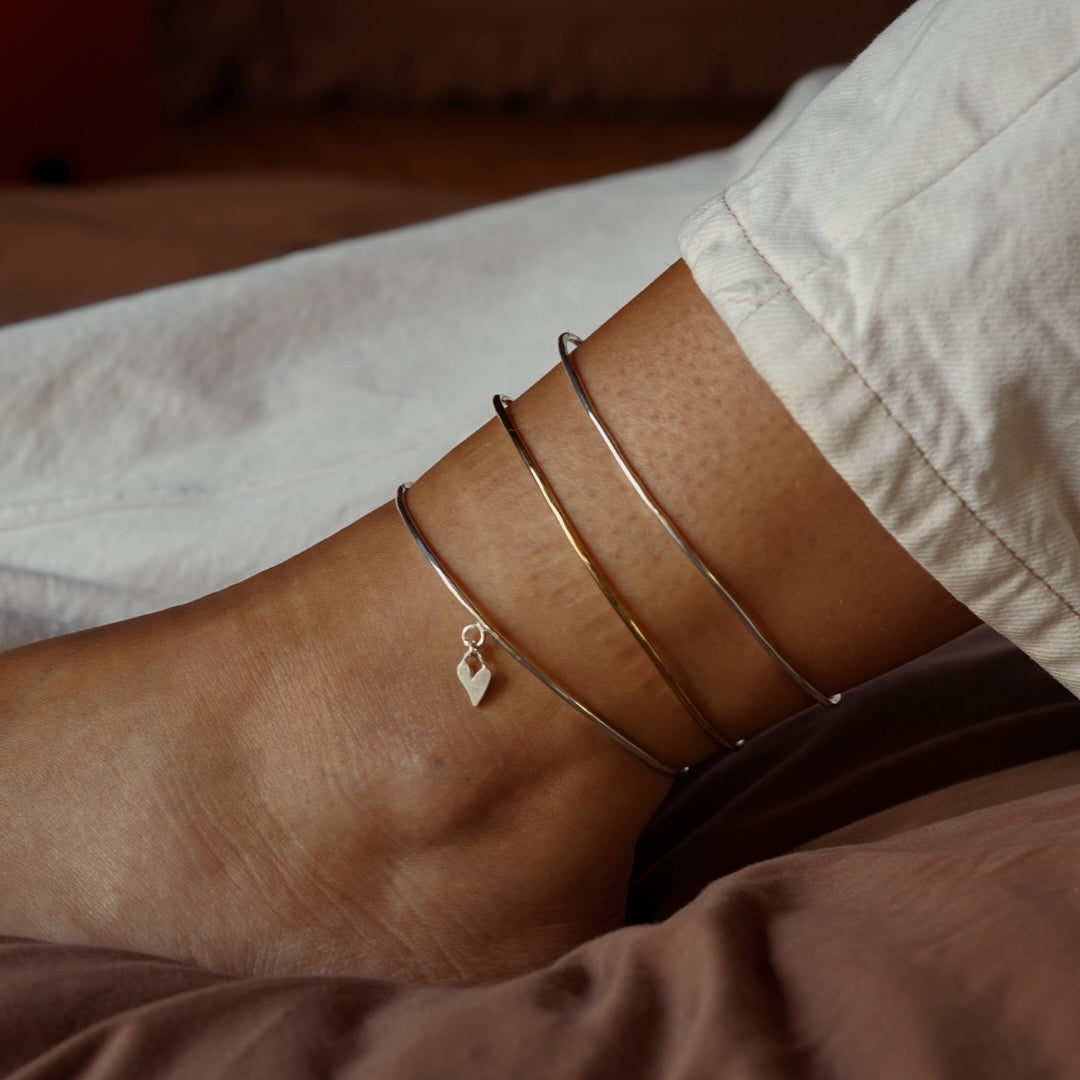 Capri Anklet Cuff - Gold Vermeil