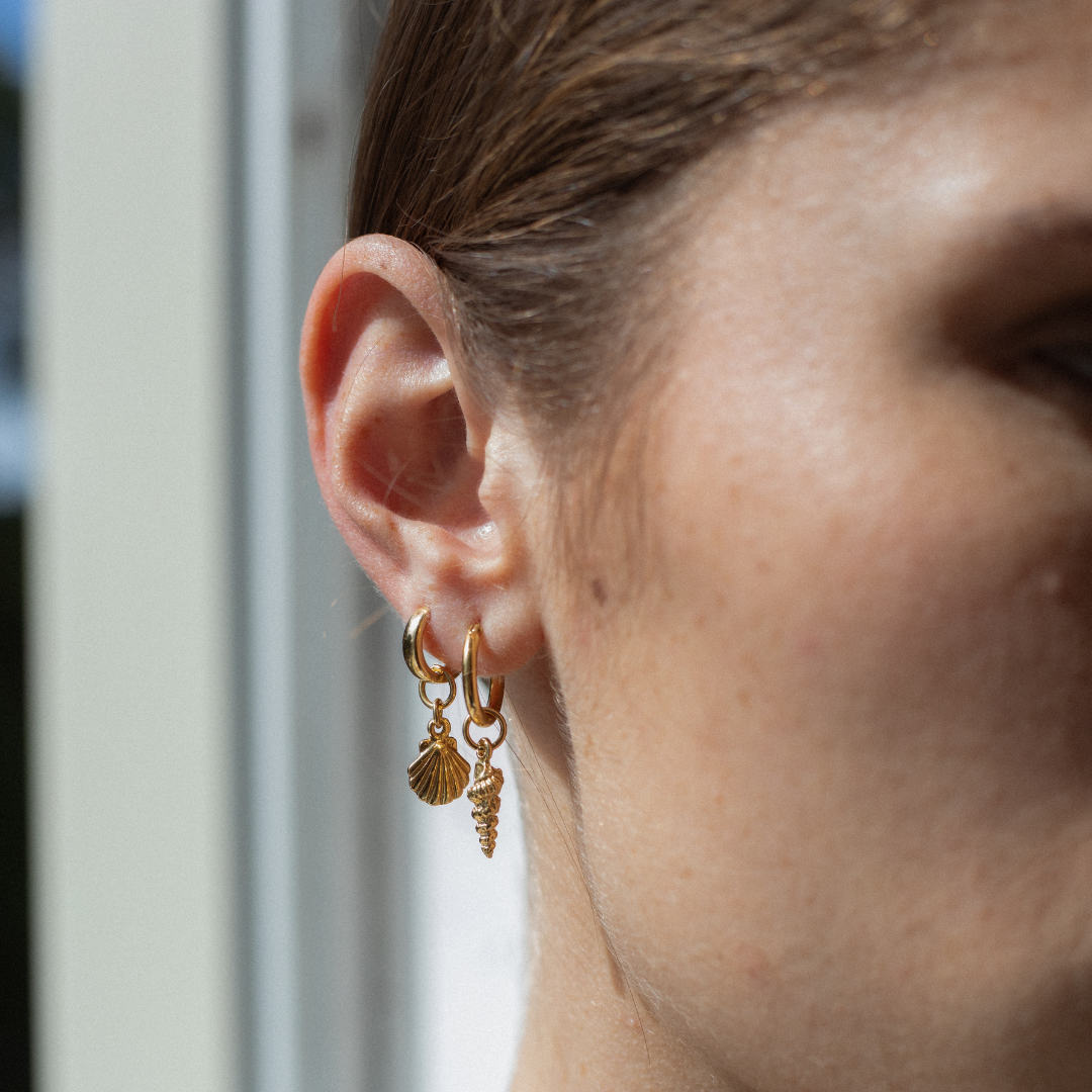 The Charmed Hoops - Sterling Silver