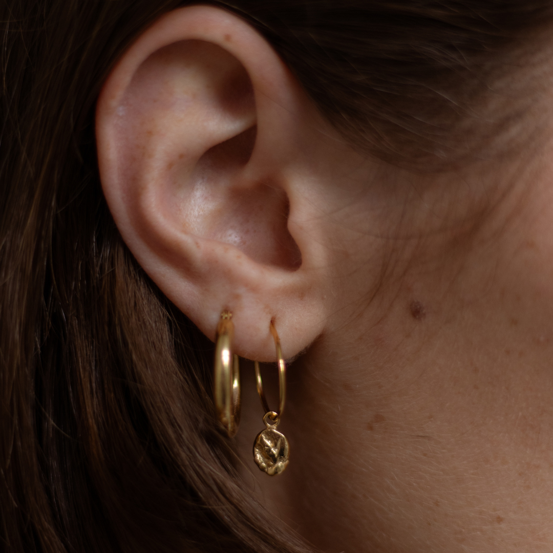 The Chloe Hoops - Gold Vermeil