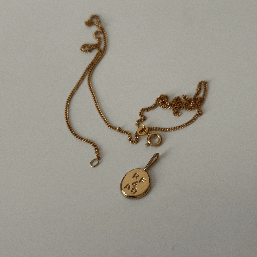 Initial Necklace - Gold Vermeil