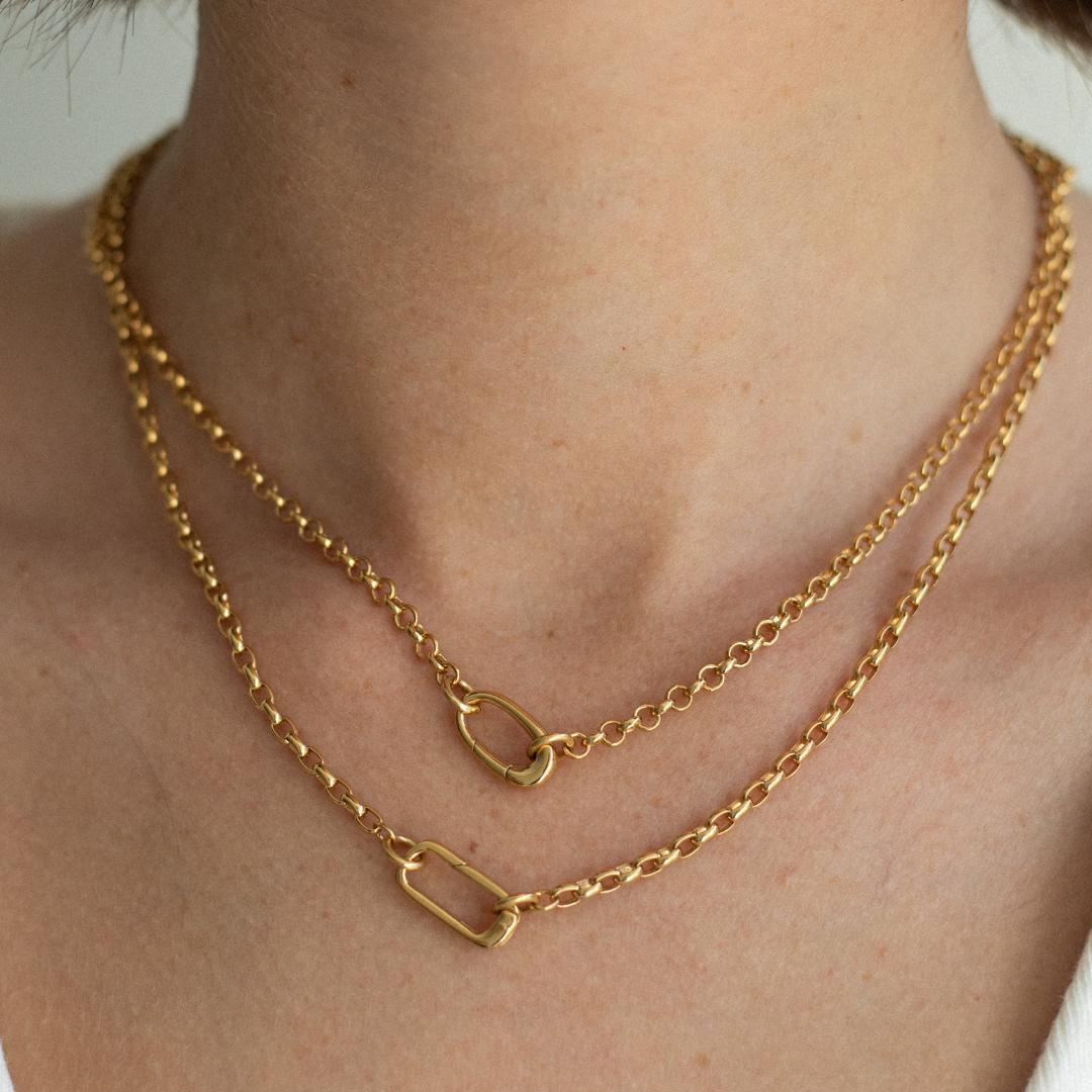 The Linked Necklace - Gold Vermeil