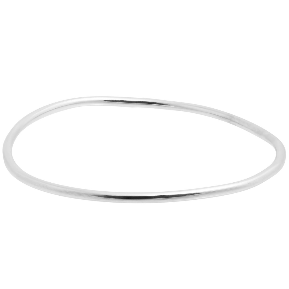 Maya Bangle - Sterling Silver