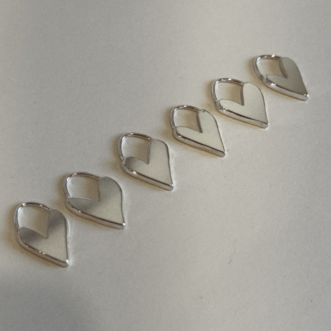 Darling Heart Necklace - Silver