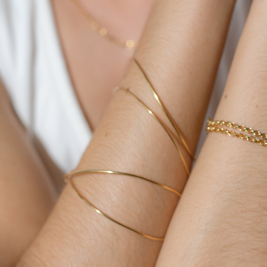 The Soldered Bangle - 9ct Rose Gold