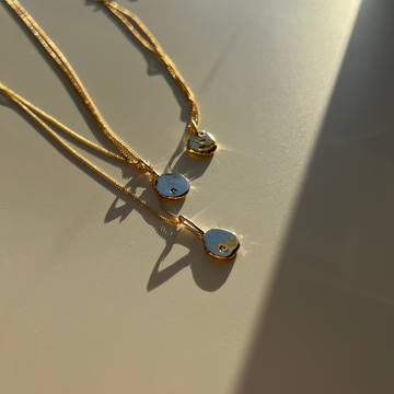 Initial Necklace - 9ct Yellow Gold