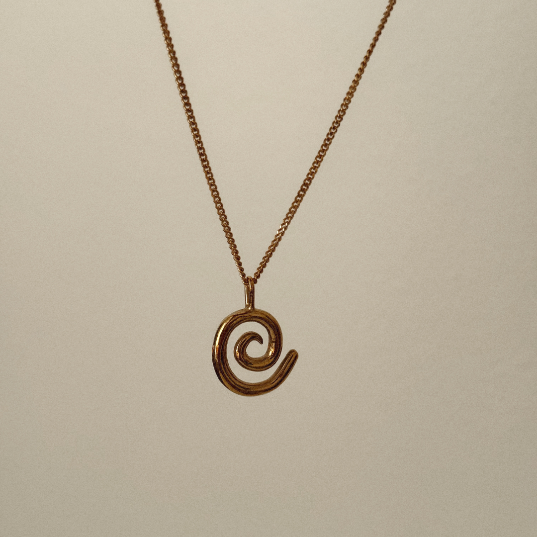 Spiral Necklace - Gold Vermeil
