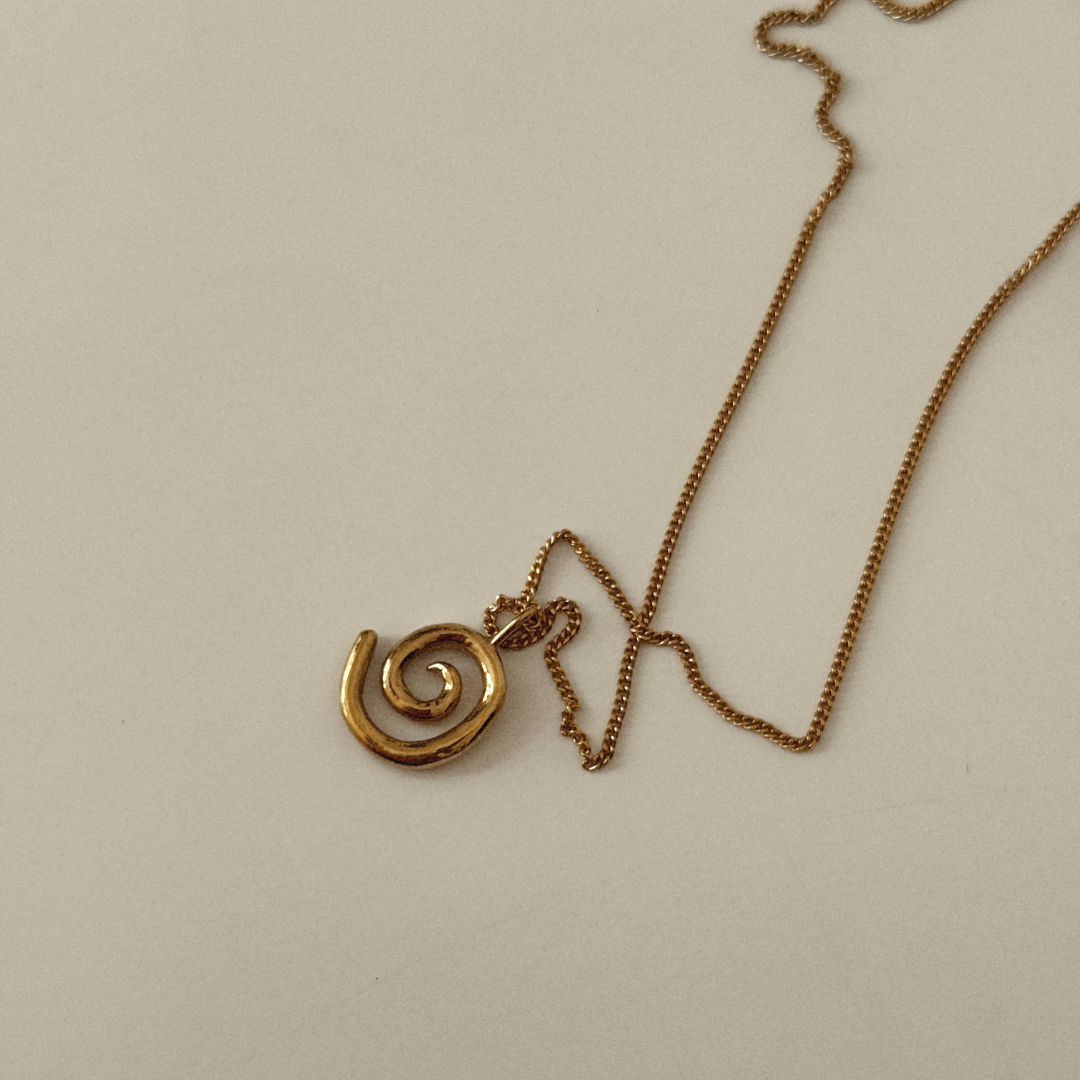 Spiral Necklace - Gold Vermeil