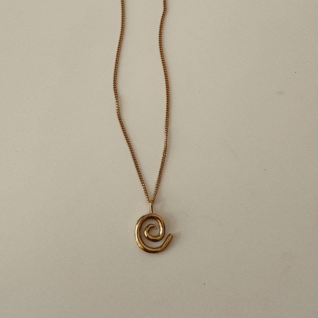 Spiral Necklace - Gold Vermeil
