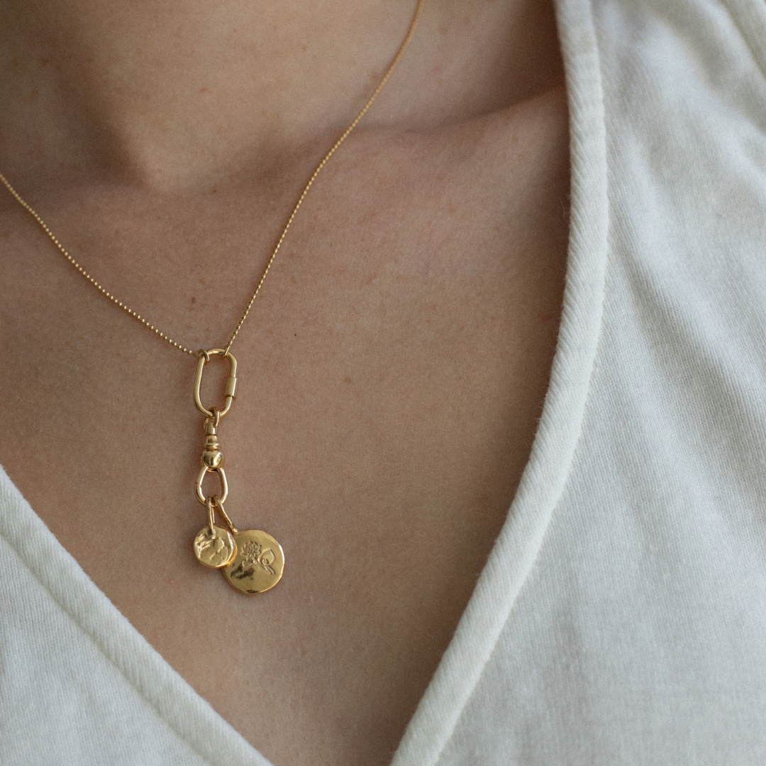 The Linked Charms - Gold Vermeil
