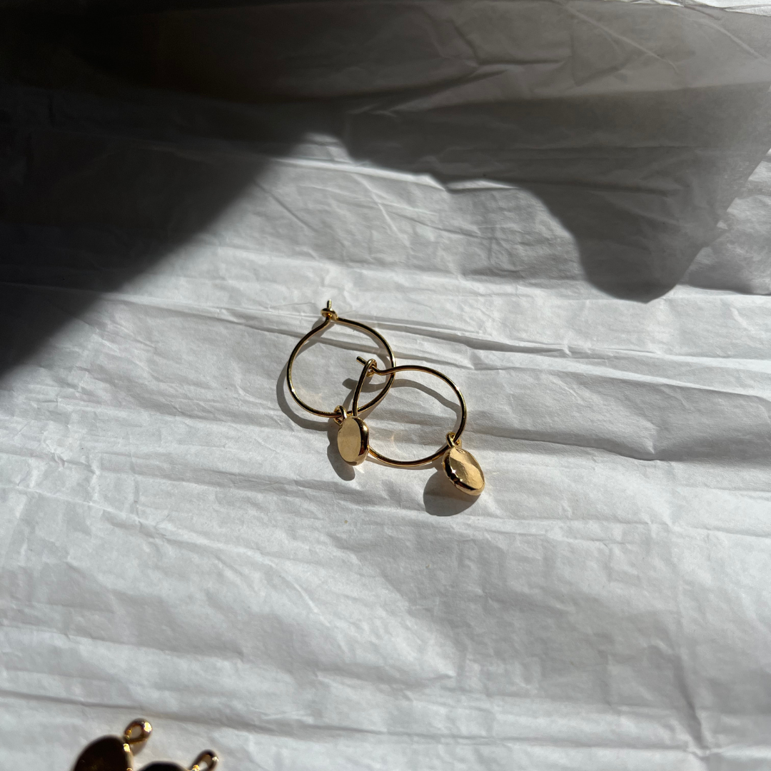 Eos Hoops - Gold Vermeil