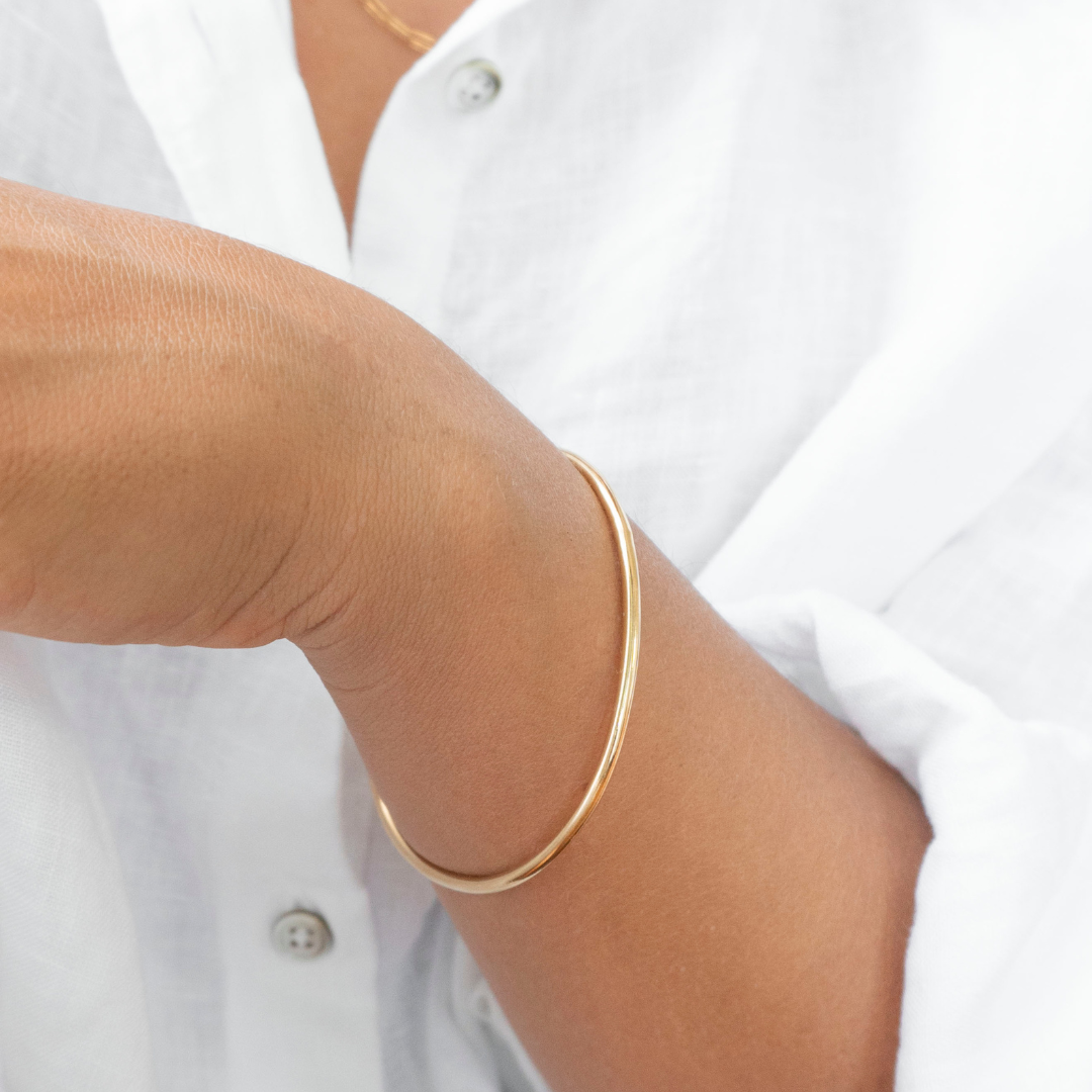 Maya Bangle - Gold Vermeil
