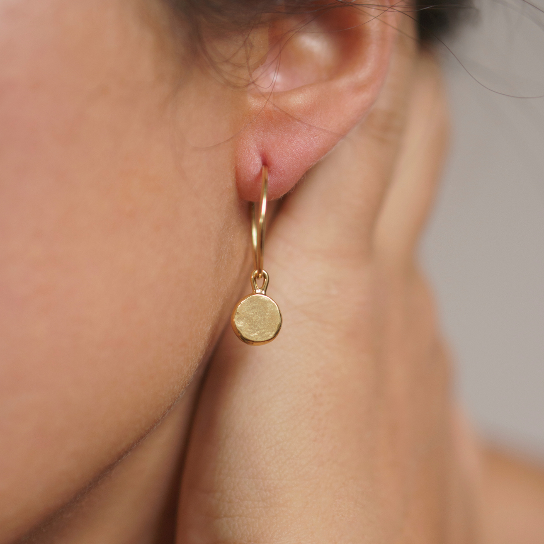 Eos Hoops - Gold Vermeil