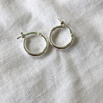 Orla Hoops Small - Silver