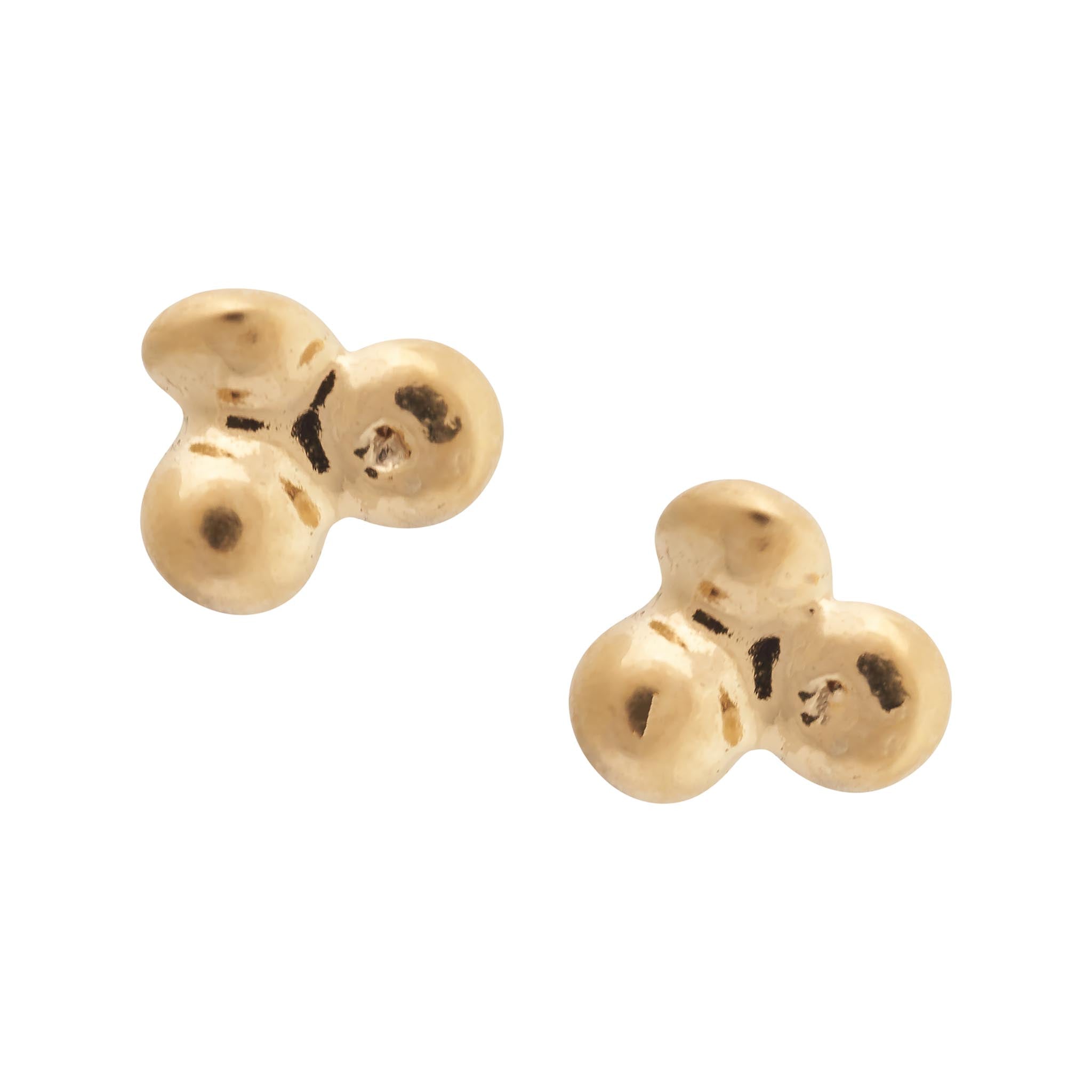 Berry Studs - Gold Vermeil