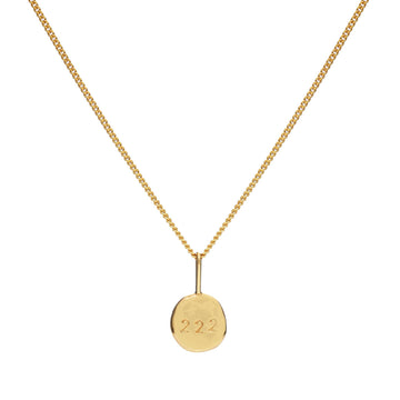 Angel Numbers Necklace - Gold Vermeil