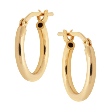 Orla Hoops Small - Gold Vermeil
