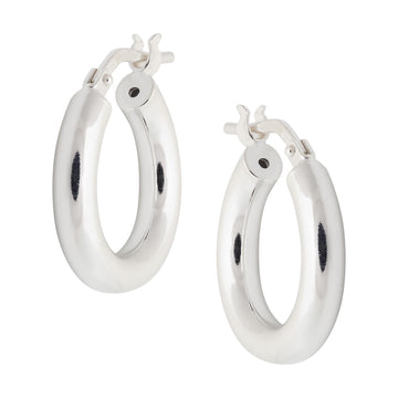 Orla Hoops Small+ - Silver
